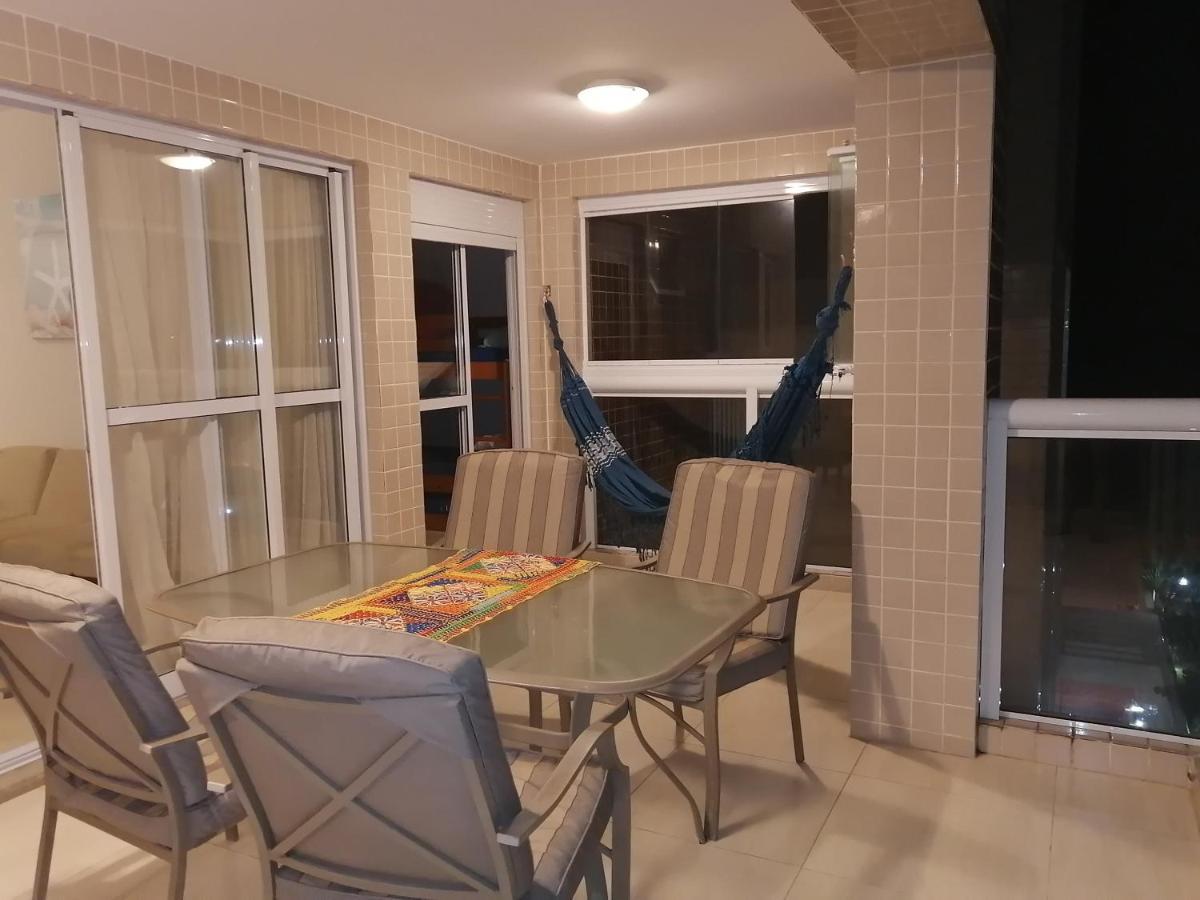 Apartamento, Ampla Sacada Com Vista Para O Mar! Itanhaém Kültér fotó