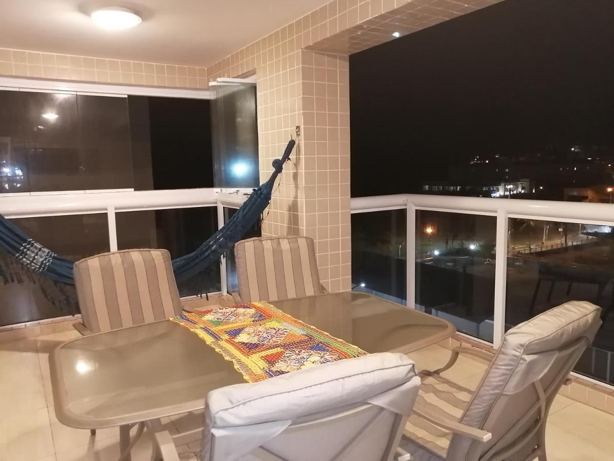 Apartamento, Ampla Sacada Com Vista Para O Mar! Itanhaém Kültér fotó