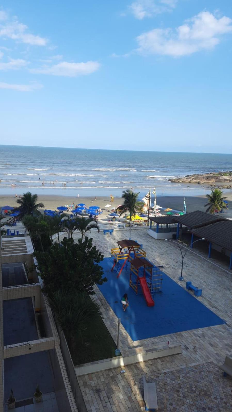 Apartamento, Ampla Sacada Com Vista Para O Mar! Itanhaém Kültér fotó