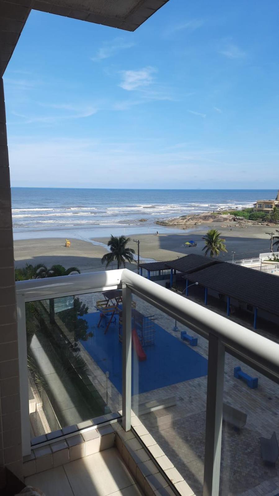 Apartamento, Ampla Sacada Com Vista Para O Mar! Itanhaém Kültér fotó