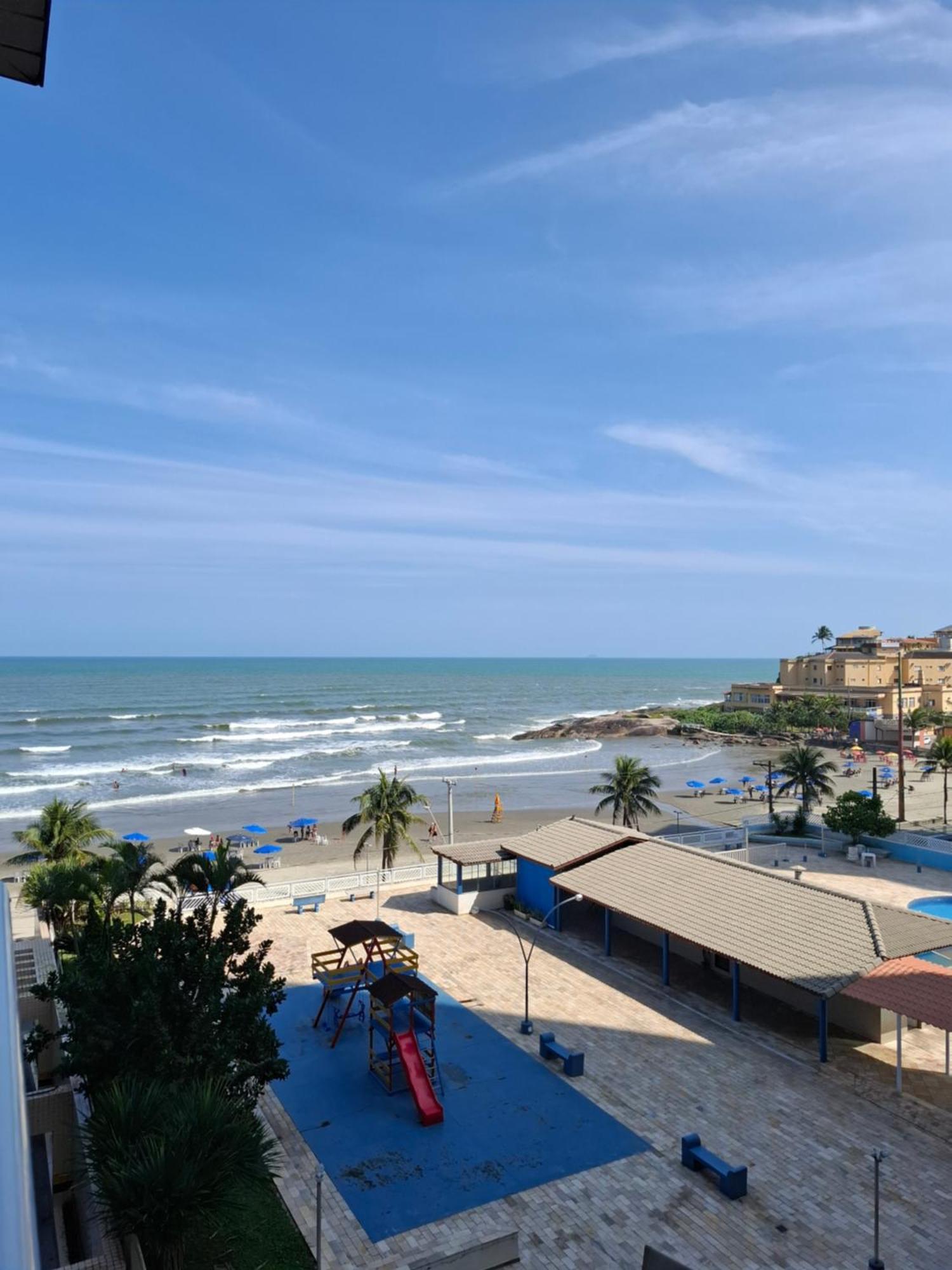 Apartamento, Ampla Sacada Com Vista Para O Mar! Itanhaém Kültér fotó